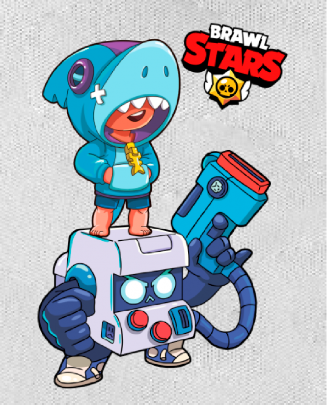 Kepurė   Brawl stars Leon  shark